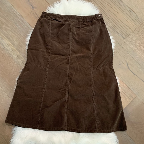 Cato Dresses & Skirts - Cato Vintage Brown Corduroy A Line Skirt 16